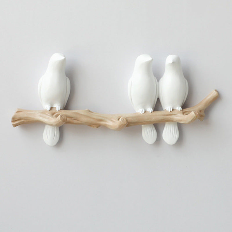 Bird Decoration Hook Entrance Wall No-trace Key Hook No-drill Wall Decor Wall-mounted Coat Hook PearlNestDecor.com
