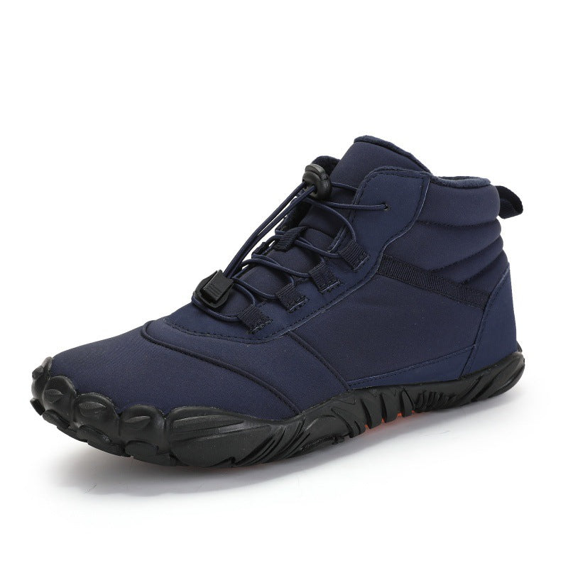 Fleece-lined Waterproof Snow Warm Breathable Couple High-top Casual Cotton Shoes CJD