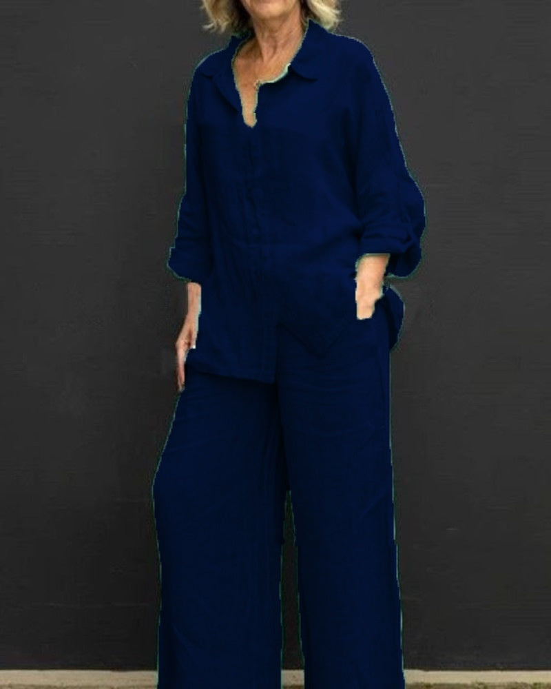Women's Casual Urban Shirt Set NorixaFashion.com