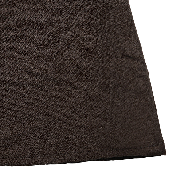 Resort-style Flared Halter Neck Dress NorixaFashion.com
