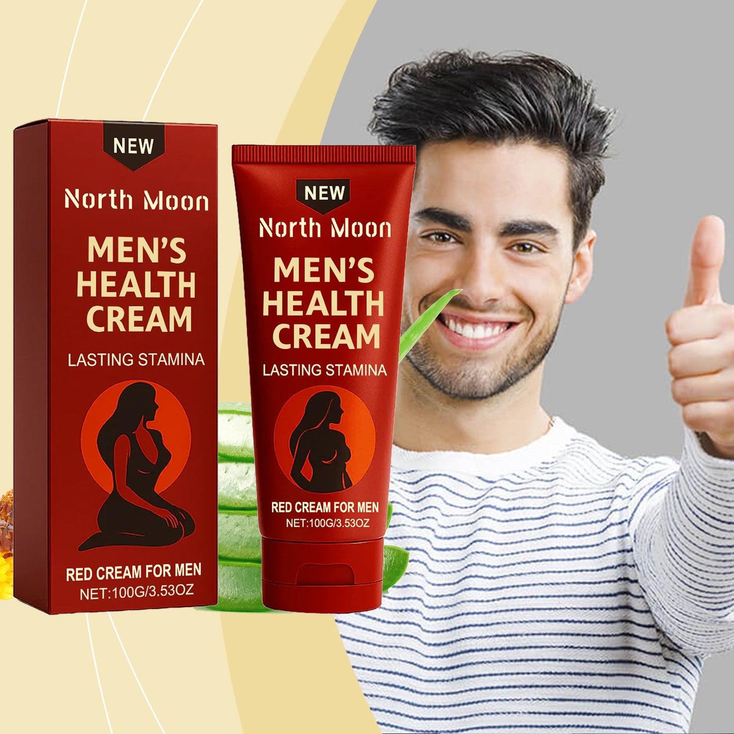 North Moon Men's Care Cream Tri Light Beauty