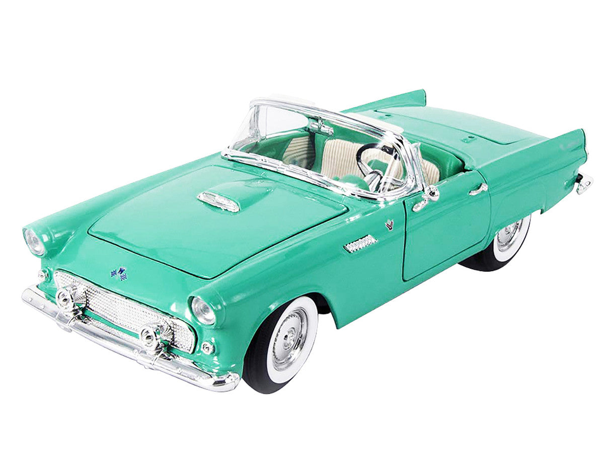1955 Ford Thunderbird Convertible Turquoise 1/18 Diecast Model Car by Road Signature LuxuryLifeWay Online Store