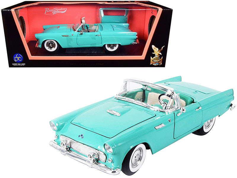1955 Ford Thunderbird Convertible Turquoise 1/18 Diecast Model Car by Road Signature LuxuryLifeWay Online Store