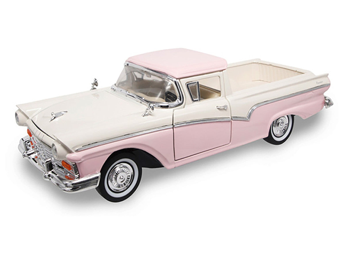 1957 Ford Ranchero Pickup Truck Pink 1/18 Diecast Model by Road Signature LuxuryLifeWay Online Store