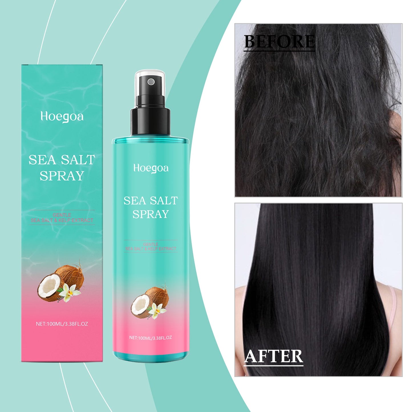 Sea Salt Hair Spray Tri Light Beauty