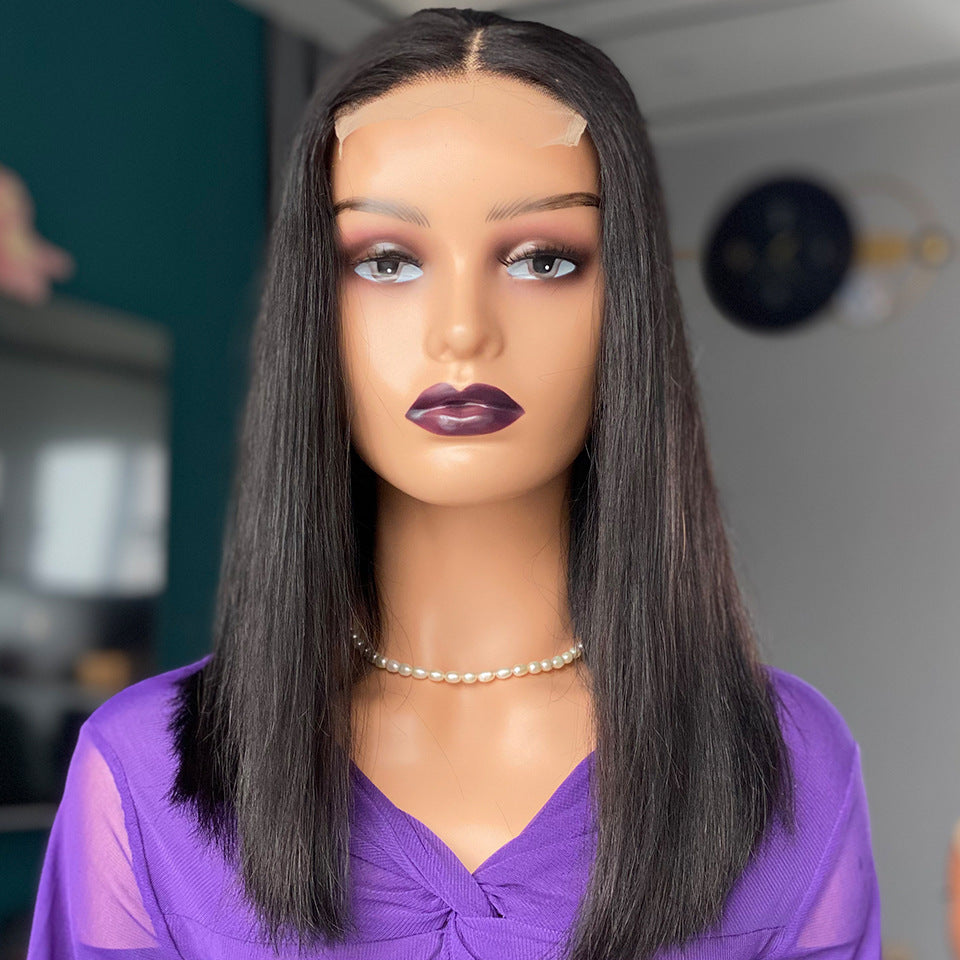 Double Drawn Bone Straight Human Hair Wigs LadyShow.Store
