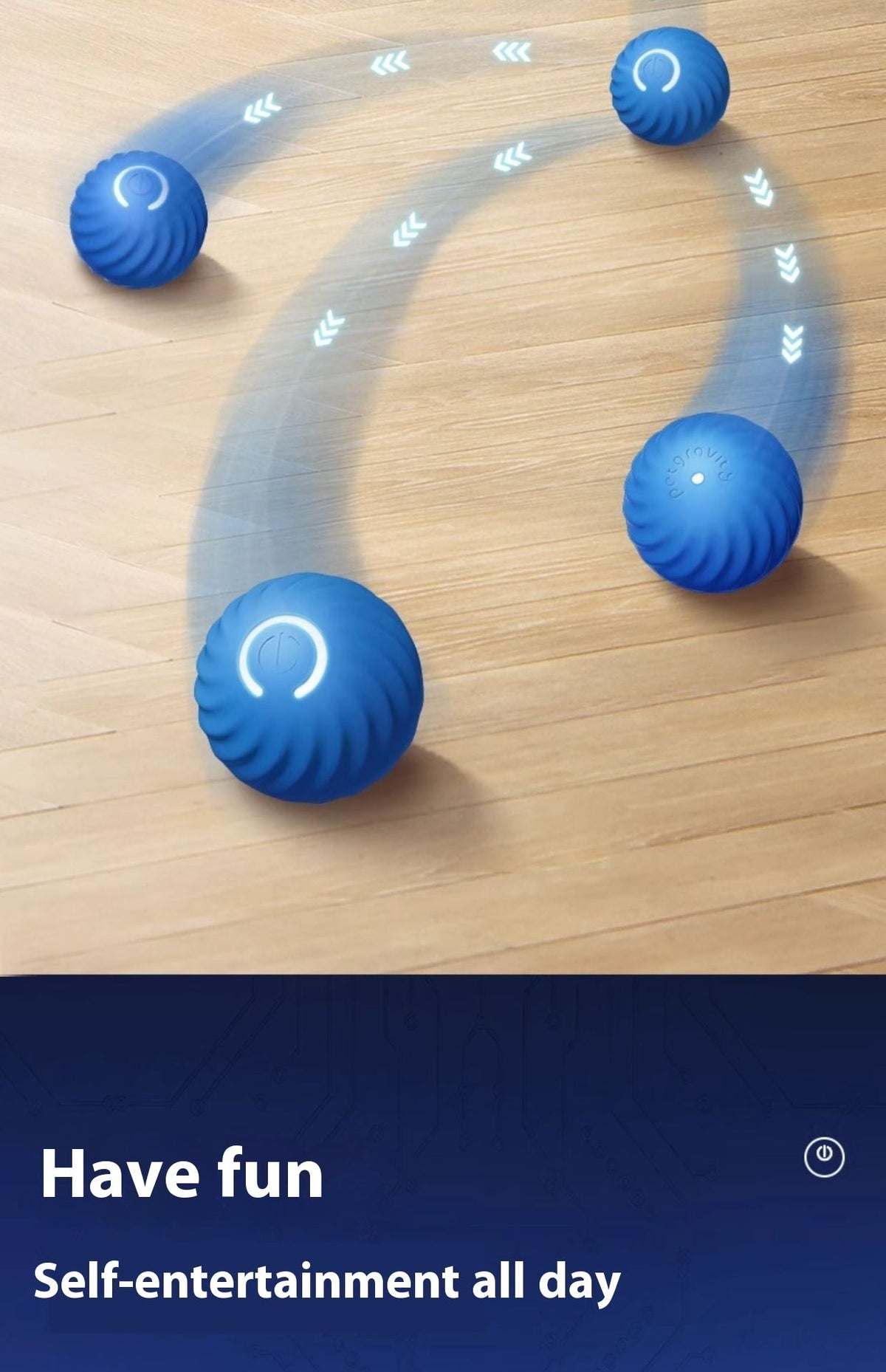 Gravity Jumping Ball Smart Rechargeable Dog Toy Pets Fashion