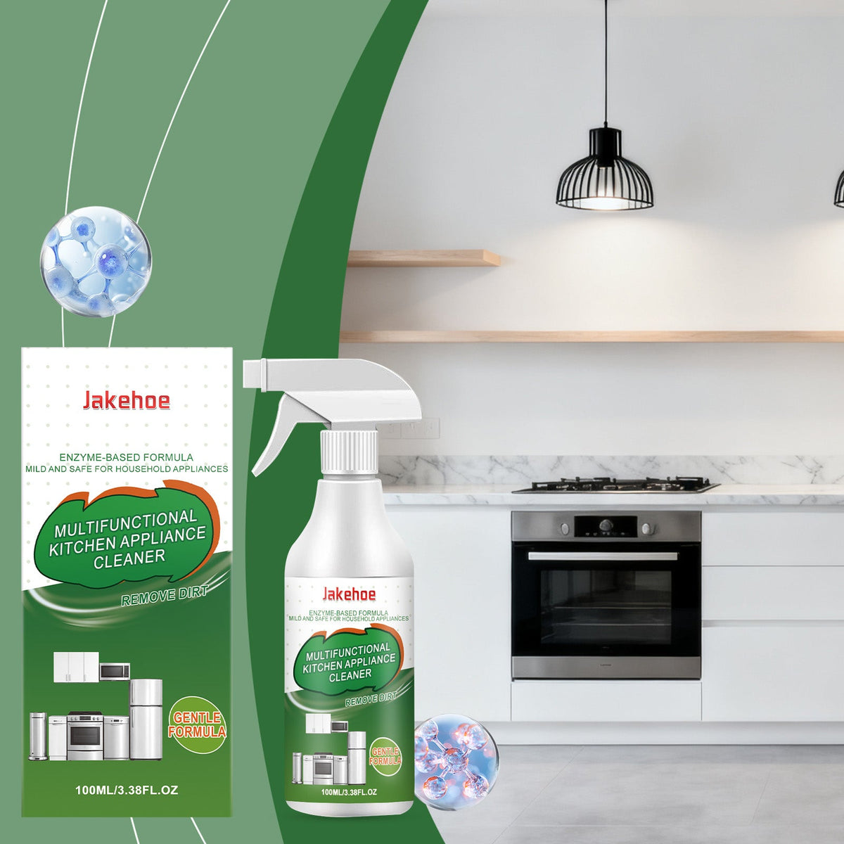 Kitchen Appliance Cleaner 1 0 0ml0-box Tri Light Beauty