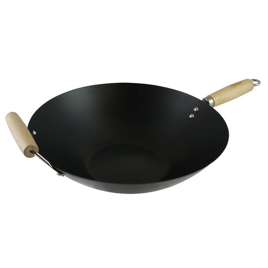 Oster Findley 13.7 in. Carbon Steel Wok LuxuryLifeWay Online Store
