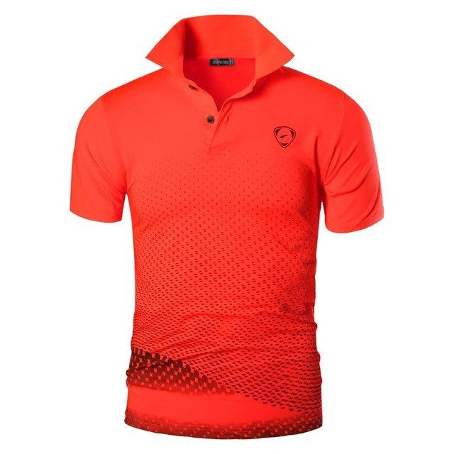 Men's Sports T-shirt Polo Shirt Short Sleeve Red Shirt Golf Tennis