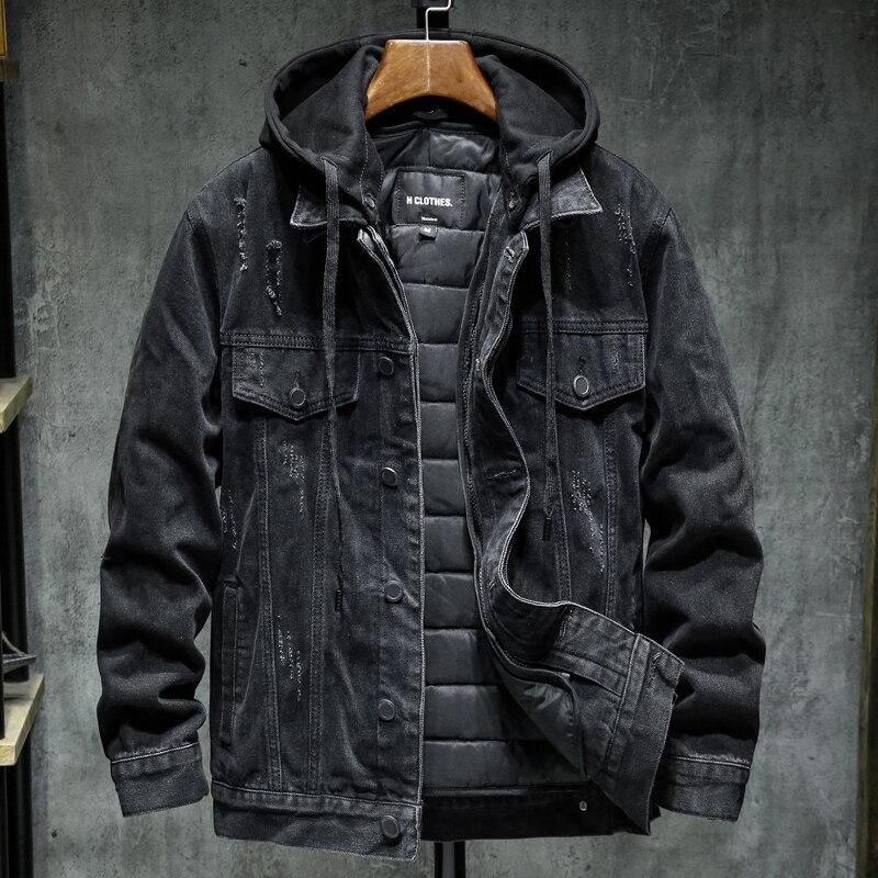 Thick denim jacket men Best YouTube Store