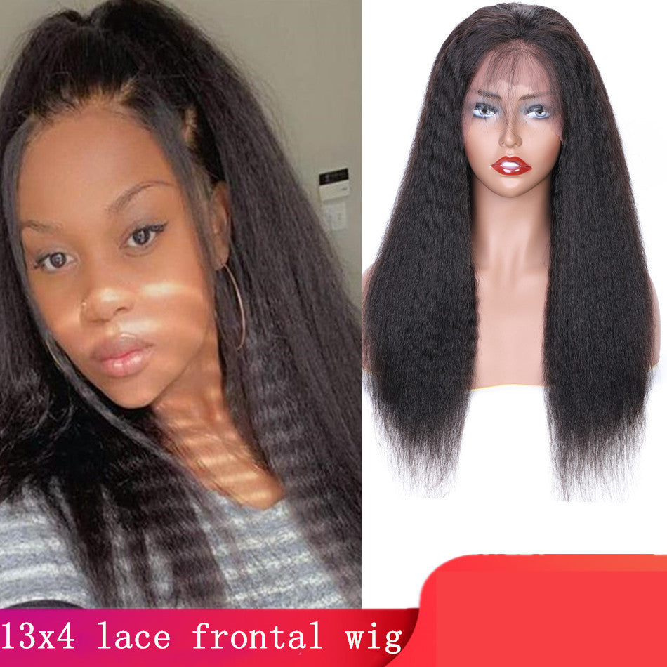 Yaki 13x4 Lace Frontal Wig Kinky Straight LuxuryLifeWay Online Store