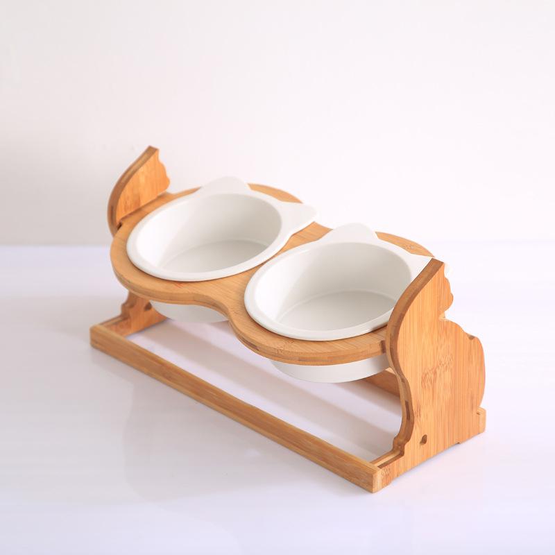Pet bowl cat food bowl Pets Fashion