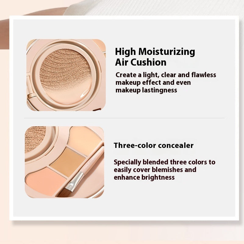 Water Light Cushion Foundation Face Repair Concealer Durable Not Easy To Makeup LuxuryLifeWay Online Store