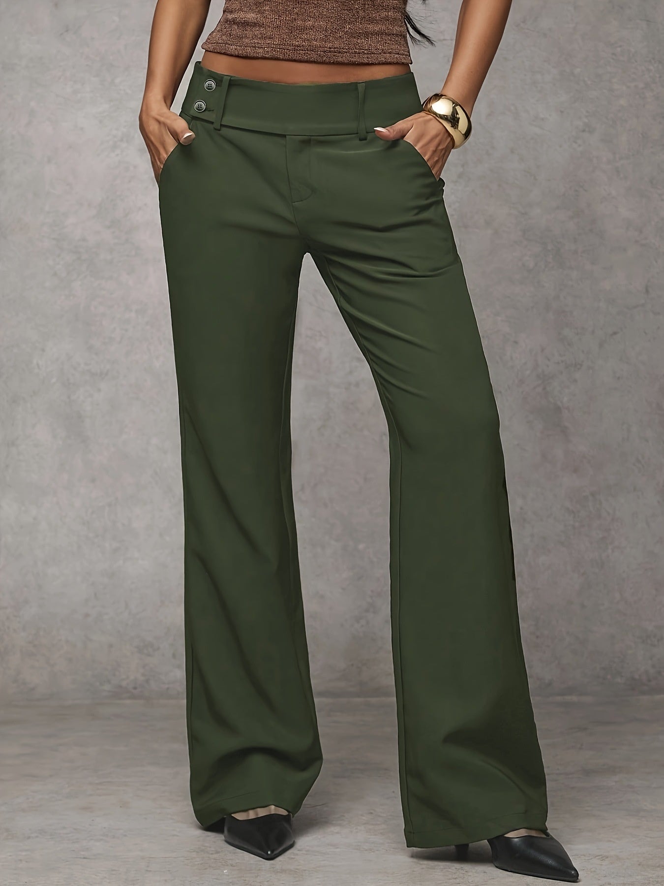Draping Slimming And Height-enhancing Versatile Casual Workwear Suit Pants NorixaFashion.com