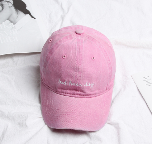 Baseball Cap Bad Hair Day Embroidery Letter Pi-Mart
