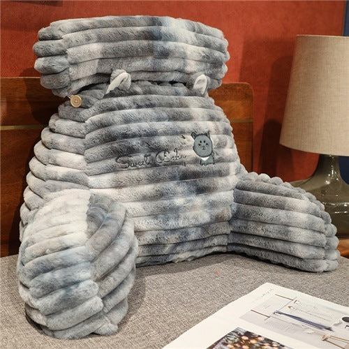 Colorful Tie-dyed Cartoon Lumbar Support Pillow Office Lumbar Support Pillow Neck