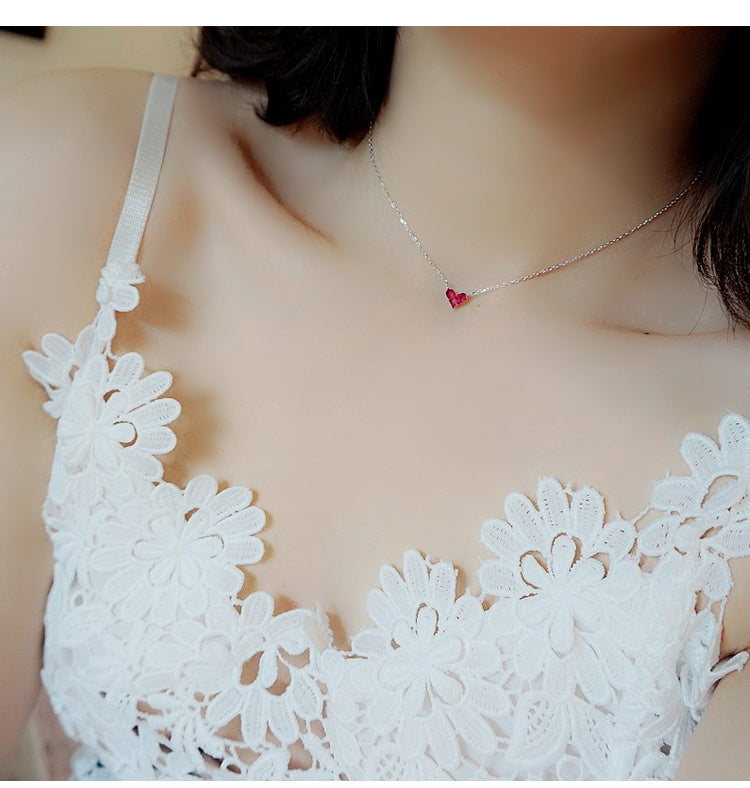 Clavicle necklace earring bracelet