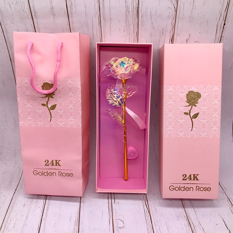 24K Glow Rose Gift Set for Mother's Day or Valentine's LadyShow.Store