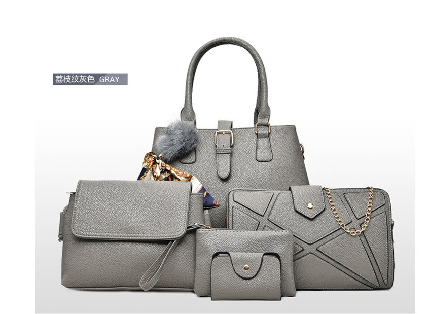 Mother-Daughter Bag Set - 5 Pieces, Large Tote Pi-Mart