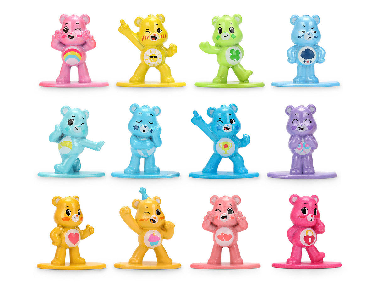 Set of 12 Diecast Figures "Care Bears" Franchise "Nano Metalfigs" Series Diecast Models by Jada LuxuryLifeWay Online Store