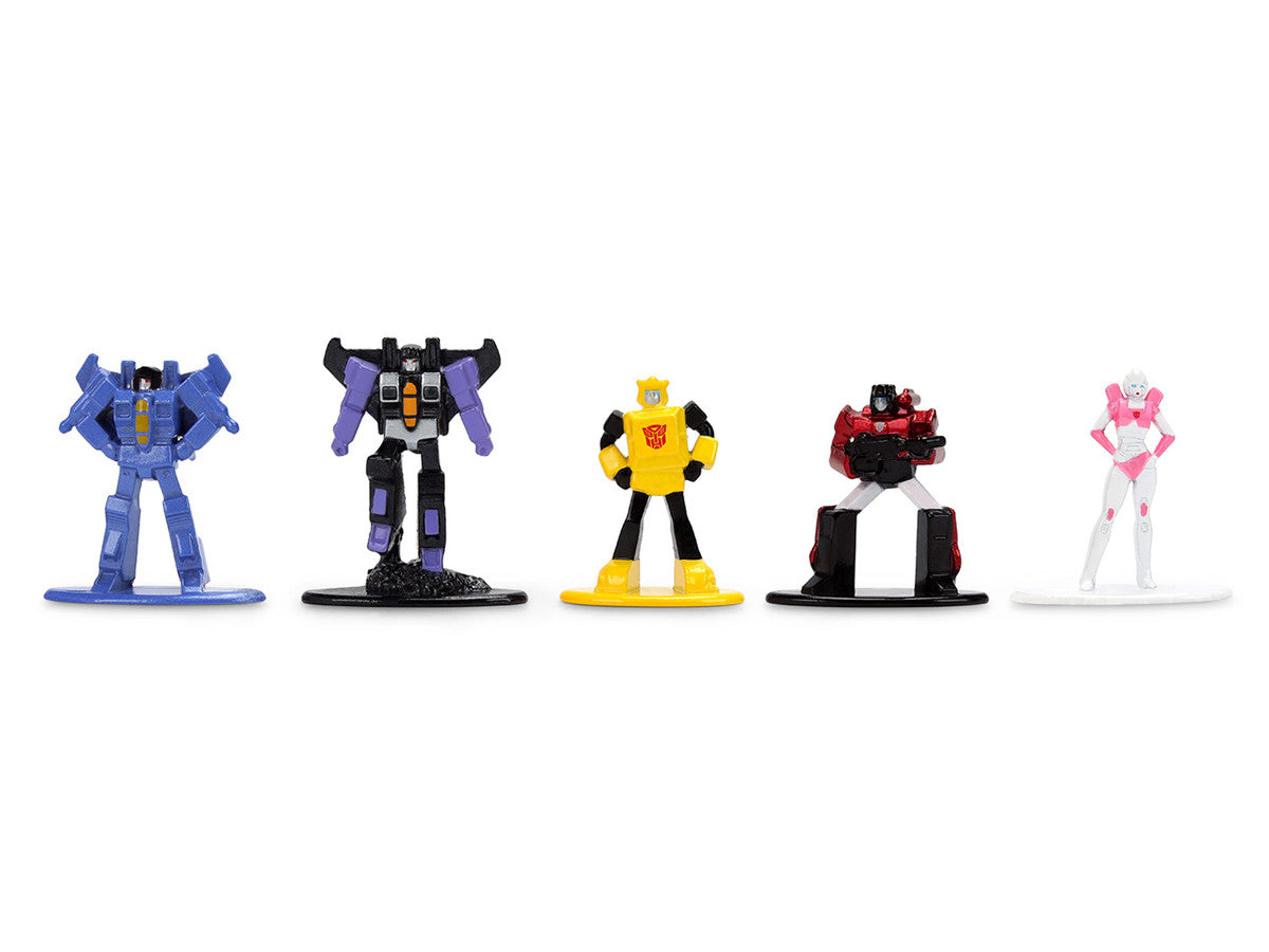 Set of 12 Diecast Figures "Transformers" Franchise "Nano Metalfigs" Series Diecast Models by Jada LuxuryLifeWay Online Store