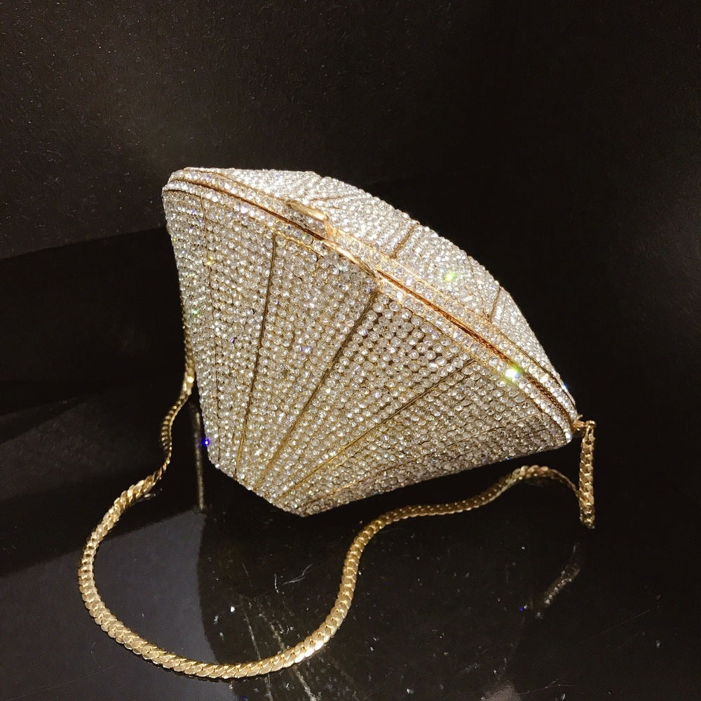 Three-dimensional diamond shape handbags LadyShow.Store