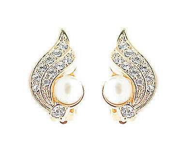 Valentine's Day Gift Angel Wings Pearl Ear Clip LuxuryLifeWay Online Store