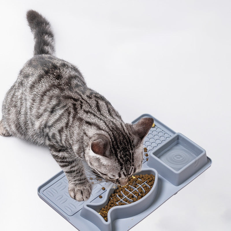 Multifunction Pet Slow Feeder Bowls Dog Licking Mat With Suction Cups For Anxiety Relief Dog Cat Water Drinking Eating Food Pets Fashion
