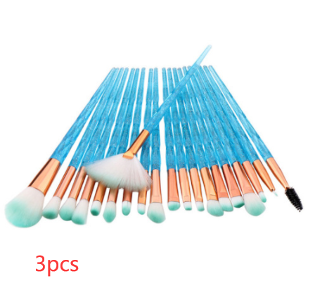 Diamond Colorful Beauty Makeup Brush Utensils CJD2