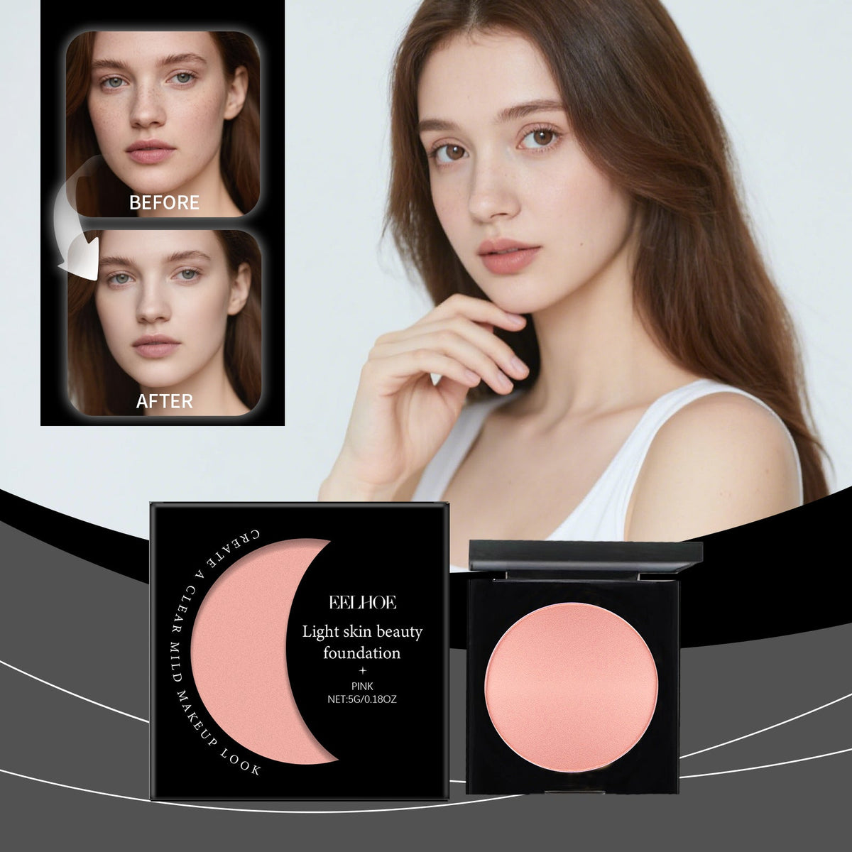 Hydrating Concealer Foundation P Ink 5g Per Pack Tri Light Beauty