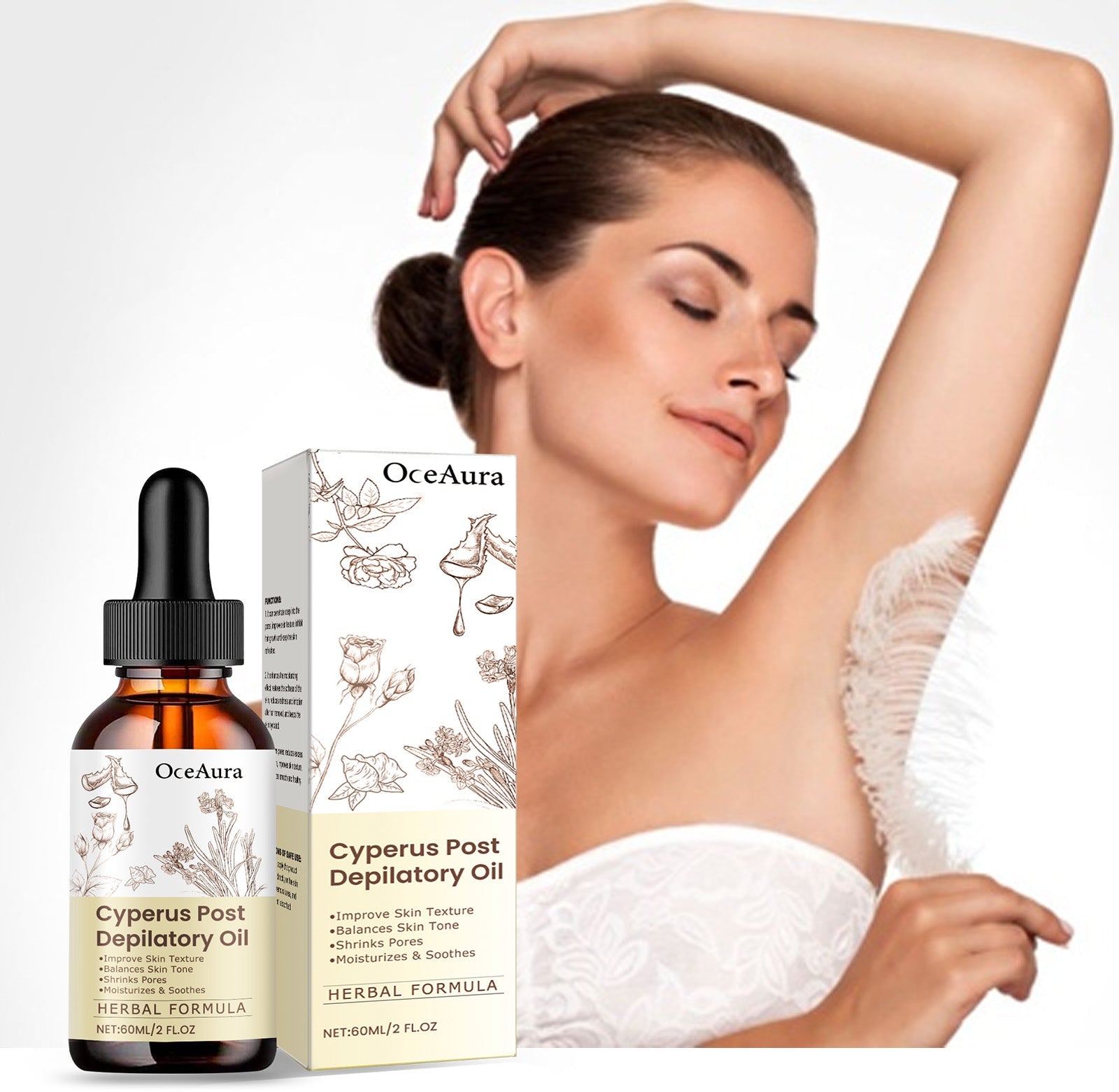 Hair Removal Care Essential Oil 60ml Tri Light Beauty