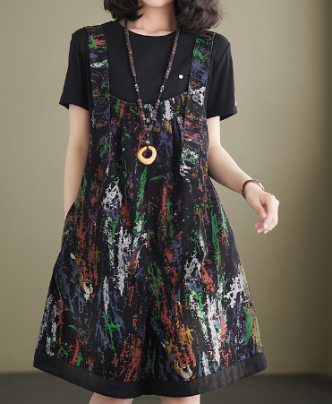 Fashionable Loose Fitting Denim Straps Pi-Mart