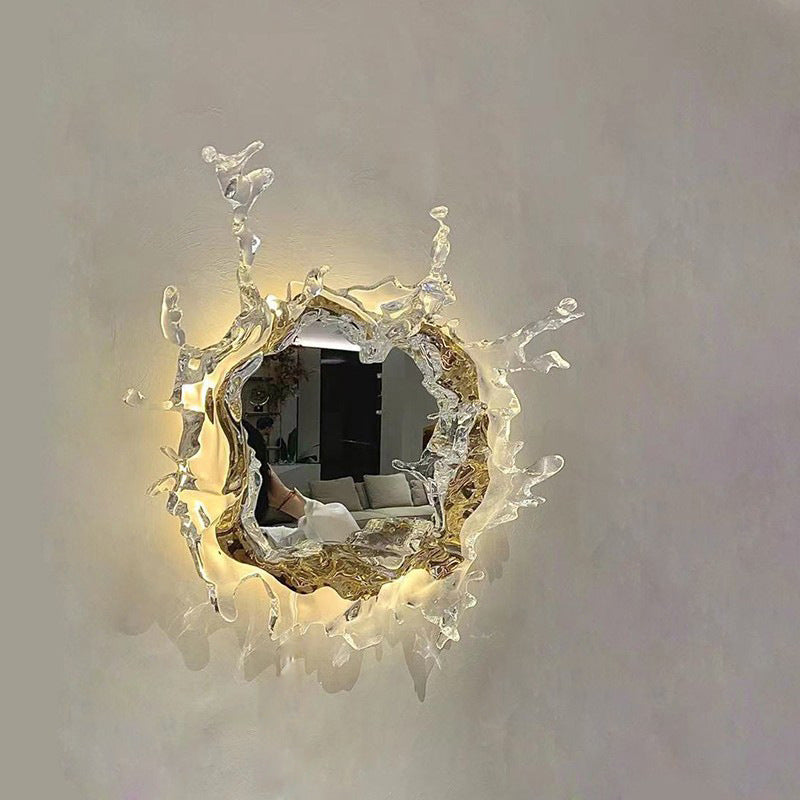 Creative Water Spray Vanity Mirror Wall Lamp PearlNestDecor.com