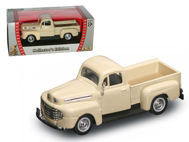 1948 Ford F-1 Pickup Truck Cream 1/43 Diecast Model Car by Road Signature LuxuryLifeWay Online Store
