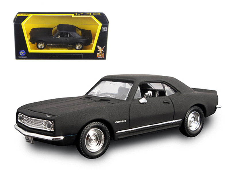 1967 Chevrolet Camaro Z28 Matt Black 1/43 Diecast Model Car by Road Signature LuxuryLifeWay Online Store