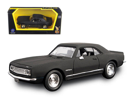 1967 Chevrolet Camaro Z28 Matt Black 1/43 Diecast Model Car by Road Signature LuxuryLifeWay Online Store
