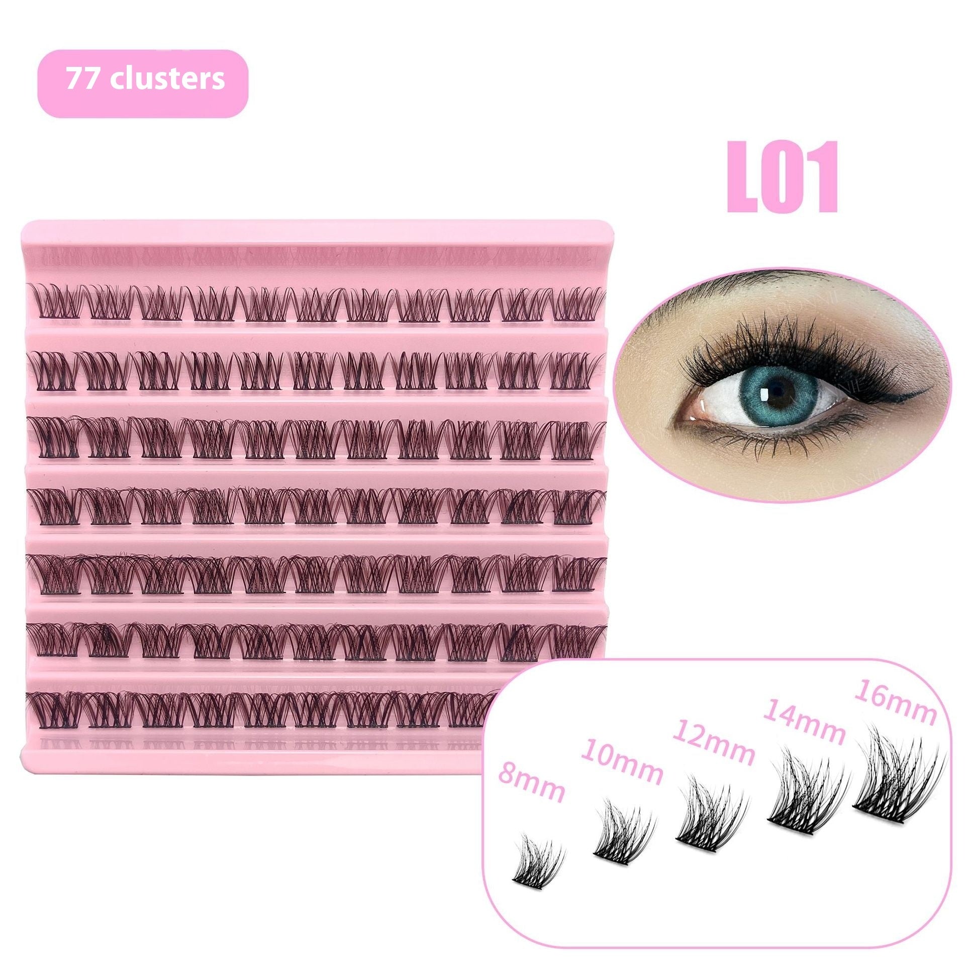 5D Messy 40p 60p Thick Hot Melt False Eyelashes LadyShow.Store