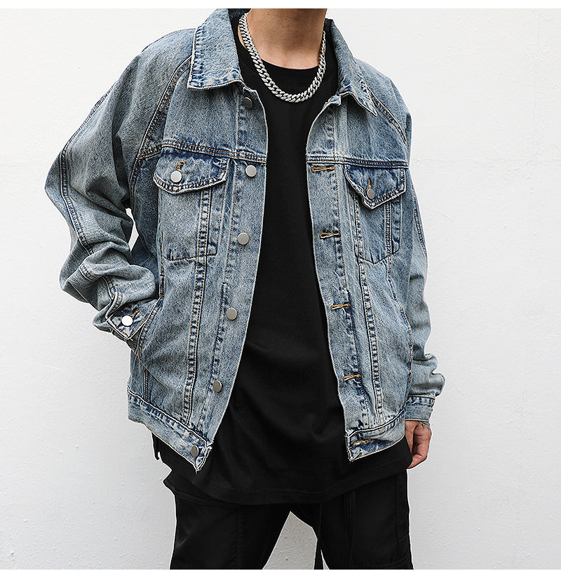 Loose denim jacket Best YouTube Store