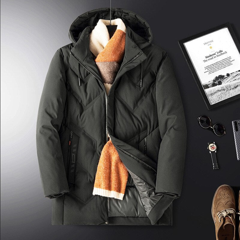 Men's hooded down jacket Best YouTube Store