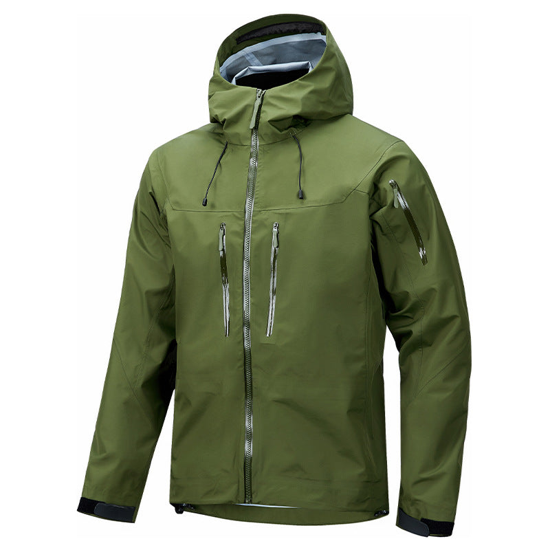 Men's Waterproof Hard Shell Jacket for Spring Hiking Pi-Mart