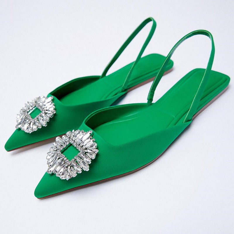 Women's Pointed Toe European And American Flat Sandals LadyShow.Store