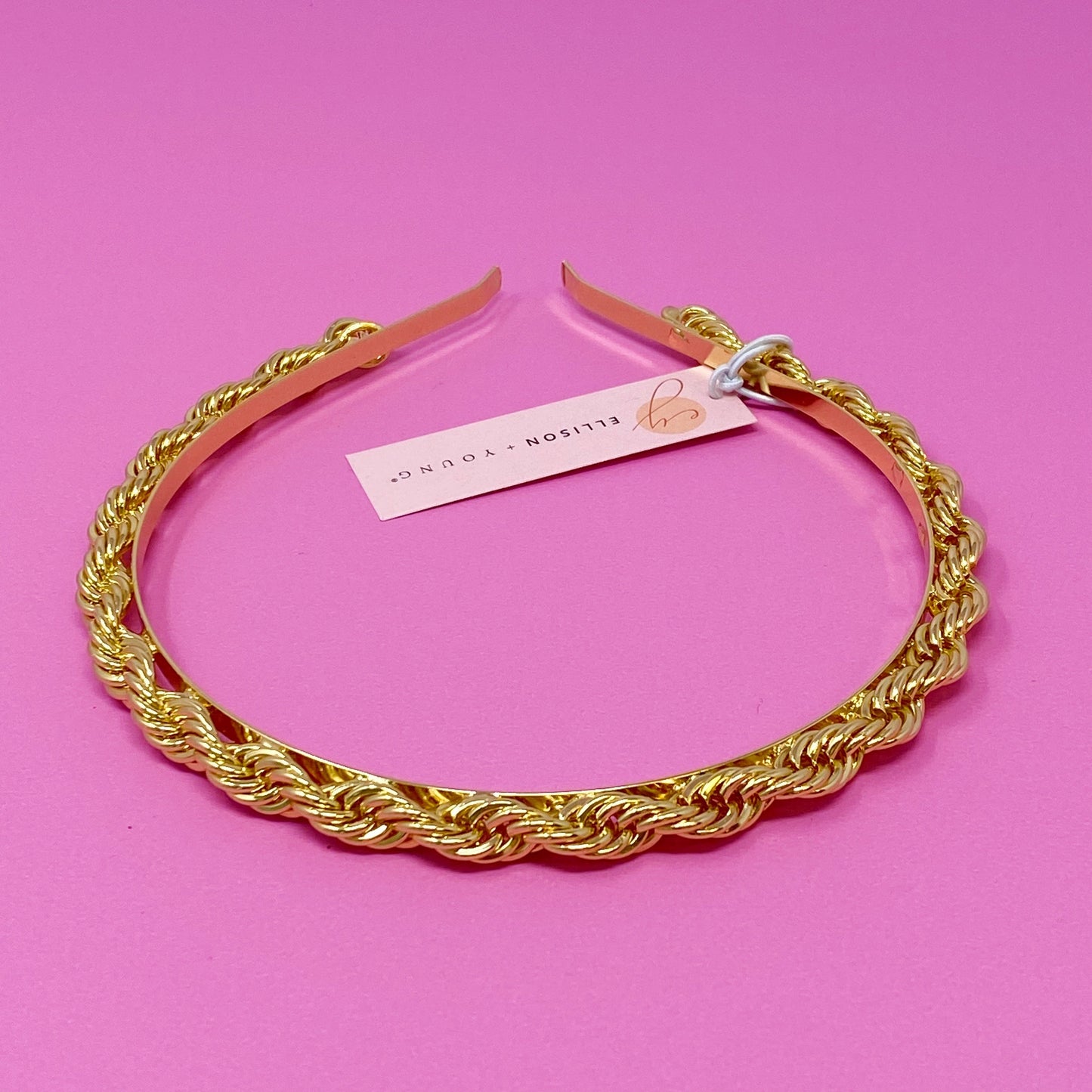 Twist & Shout Chain Headband LadyShow.Store