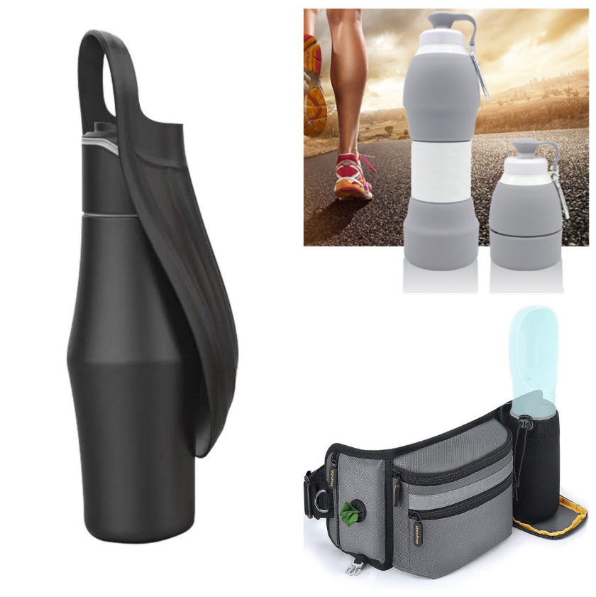 New Portable Pet Dog Water Bottle Soft Silicone Leaf Design For Dog Pets Outdoor Travel Drinking Bowls Water Dispenser Pets Fashion