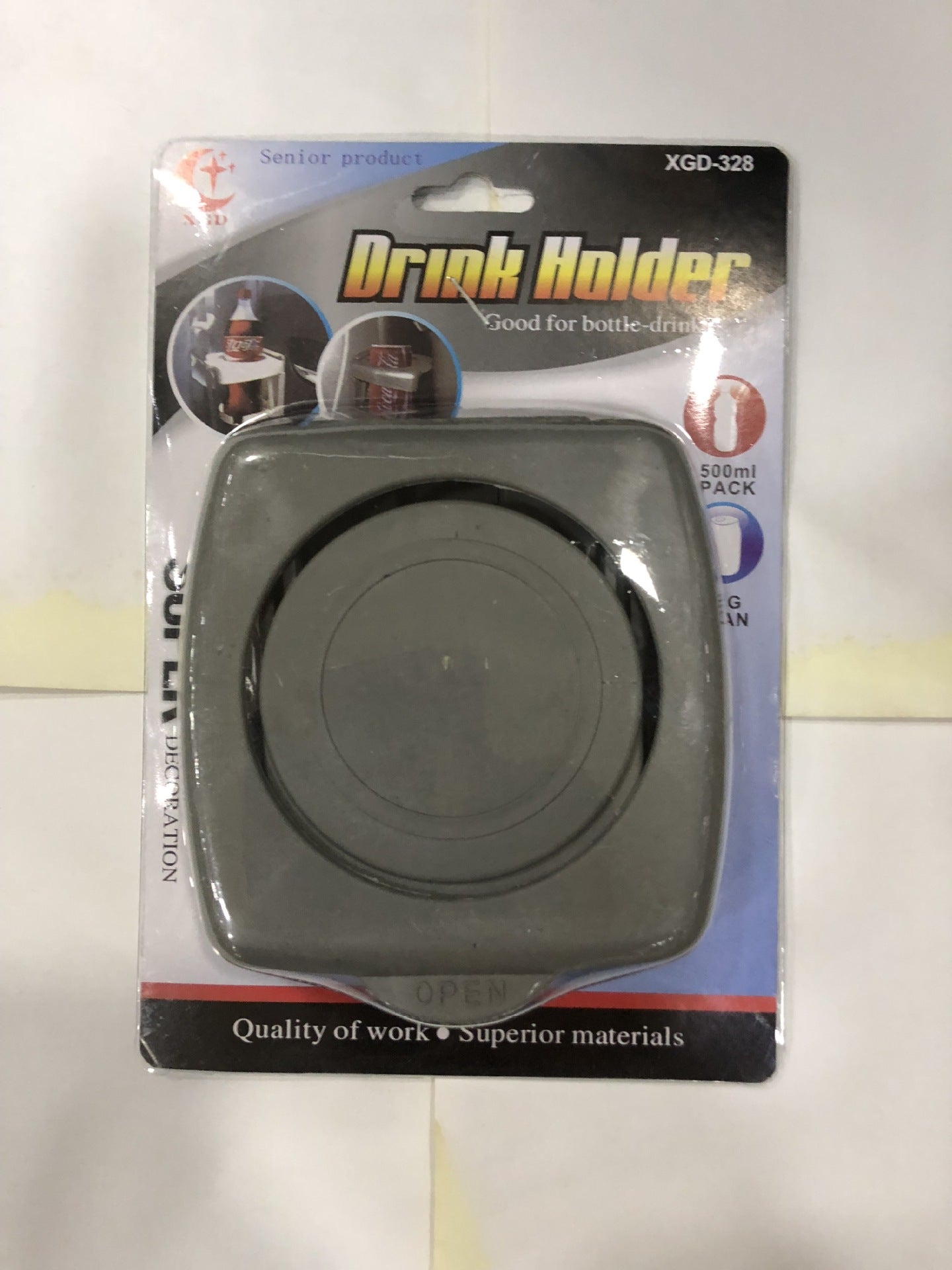 Car Cup Holder with Folding Water Bottle LadyShow.Store