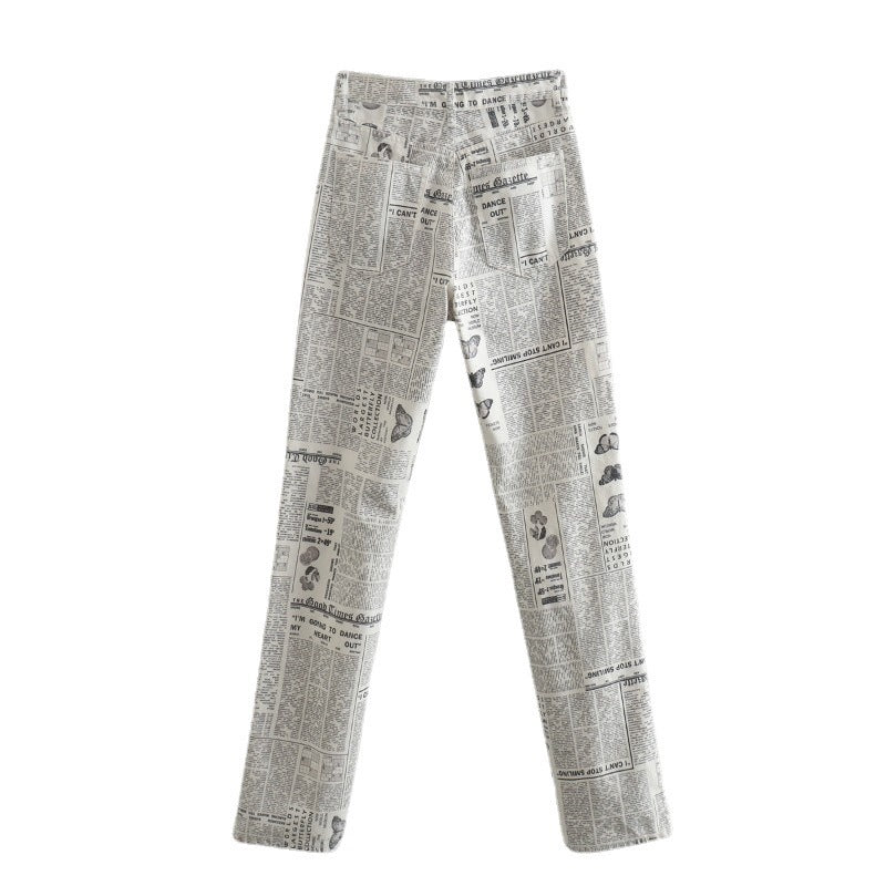 High-Waist Street Style Trousers NorixaFashion.com