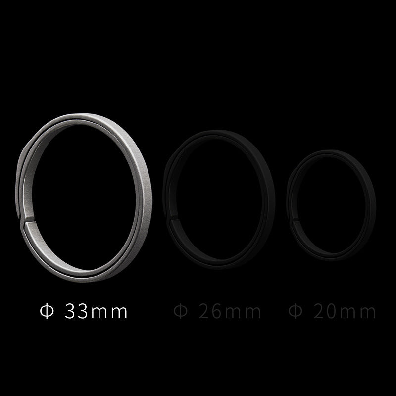 Titanium Alloy Keychain Fashionable Men's Pendant LadyShow.Store