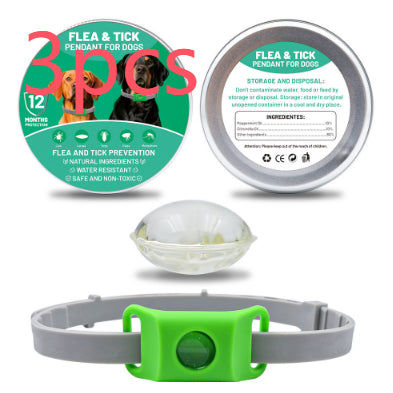 Pet Insect Repellent Button Collar Capsule Suit Pets Fashion