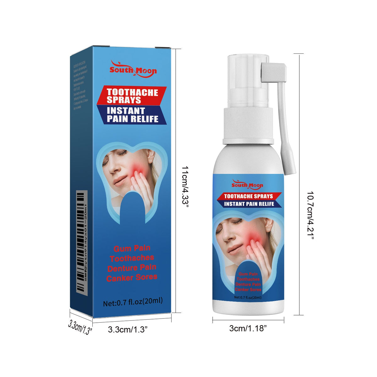 Oral Comfort Spray 20ml Box Tri Light Beauty