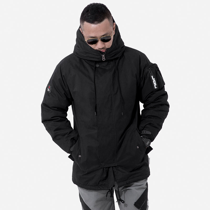 Men's Mid-Length Thick Cotton-Padded Jacket LuxuryLifeWay Online Store